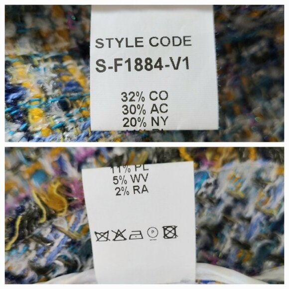 Barneys New York Preppy Tweed Made in Italy Blazer - Picture 8 of 9